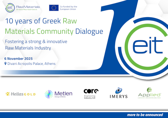 10 years of Greek Raw Materials Community Dialogue